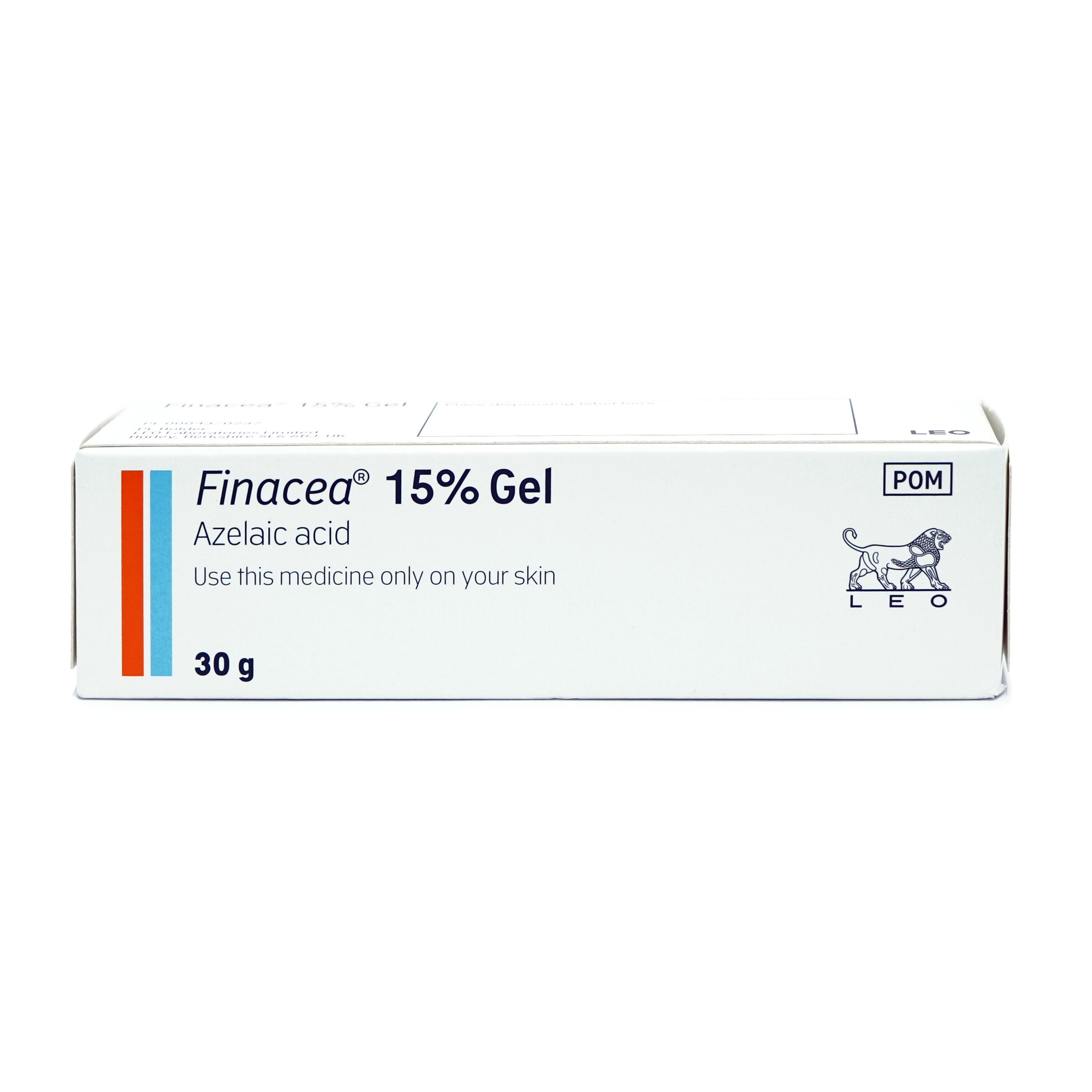 The front of a box of Finacea gel 