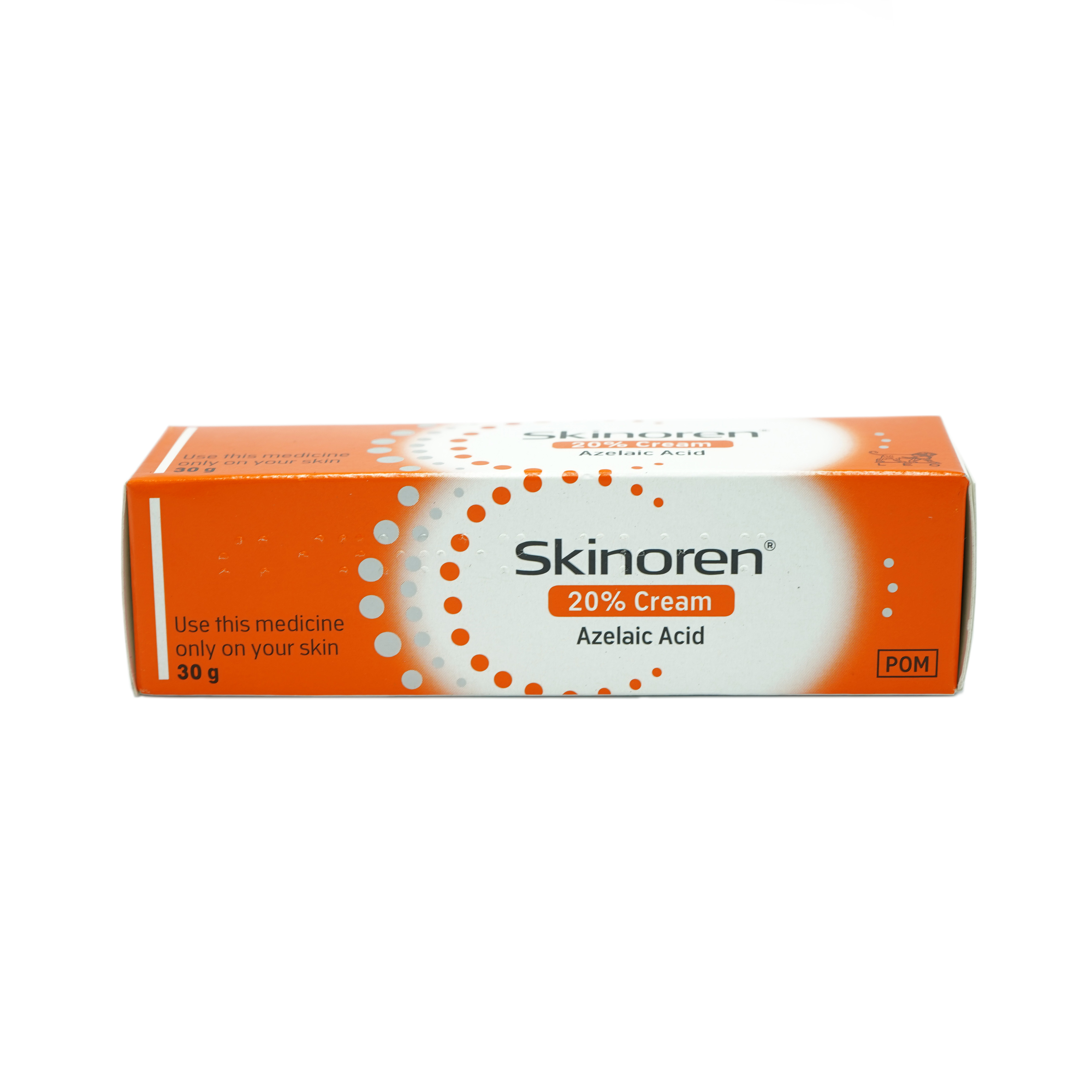 The front of a box of Skinoren treatment for acne