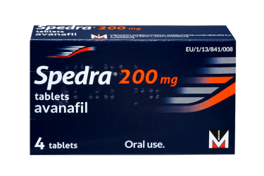 pack of 4 tablets spedra 200mg