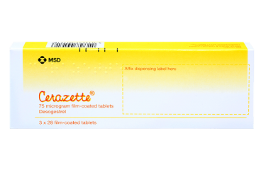 3 month pack of the contraceptive pill Cerazette