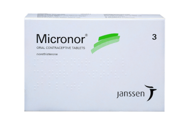 3 month pack of Micronor contraceptive pill