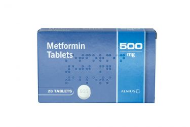 Metformin 500mg, box of 28 tablets