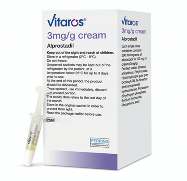 Vitaros cream (alprostadil) 3mg/g