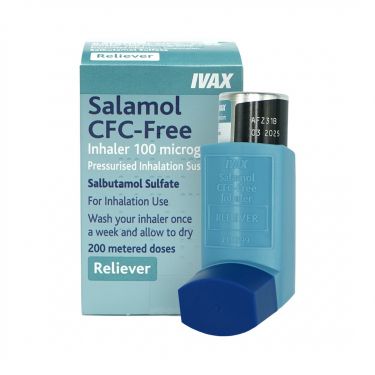 Salamol CFC Free - salbutamol inhaler for asthma, 100 micrograms per actuation