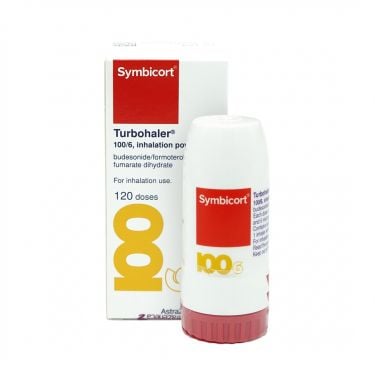 pack of Symbicort preventer inhaler
