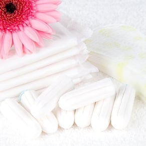Picture of tampons for period delay