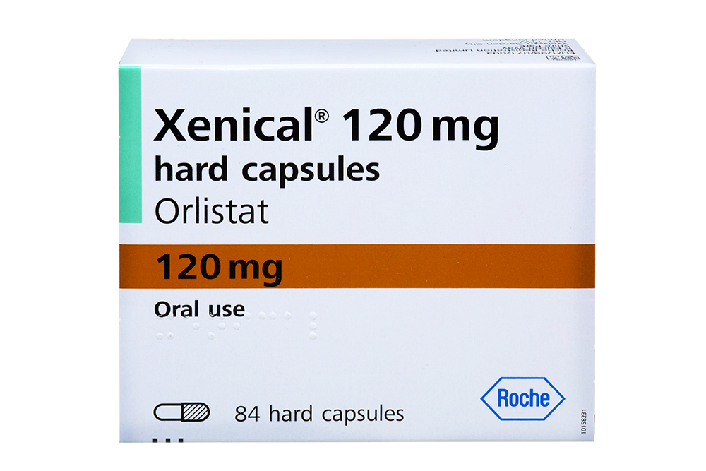 pack of Xenical 120mg capsules