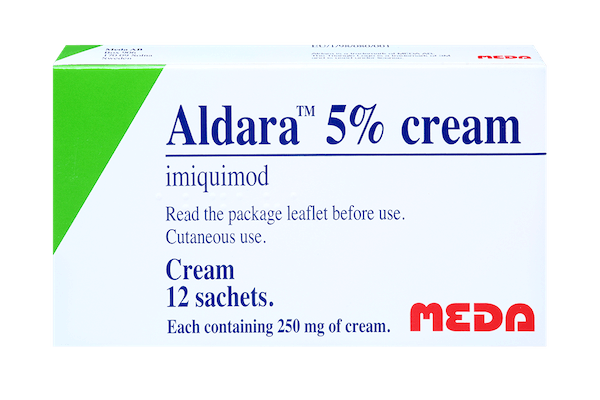 1 month pack of Aldara 5% cream