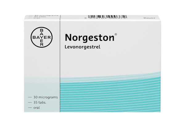 norgeston 30 micrograms, pack of 35 tablets