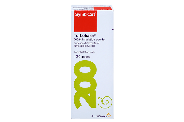 pack of Symbicort (200/6 µg) preventer inhaler