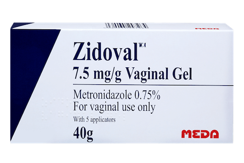 Zidoval 7.5 mg/g Vaginal Gel, Tube of 40g with 5 applicators