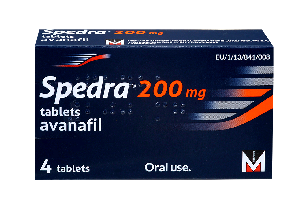 pack of 4 tablets spedra 200mg